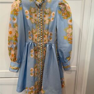 Beulah Floral Dress with Puff Sleeves